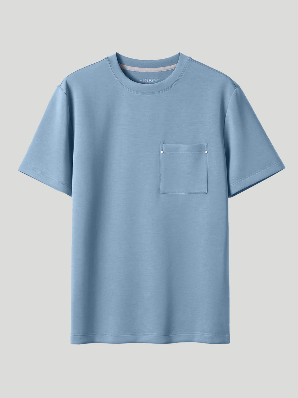 Modal Blend Pocket Tee with Rivet
