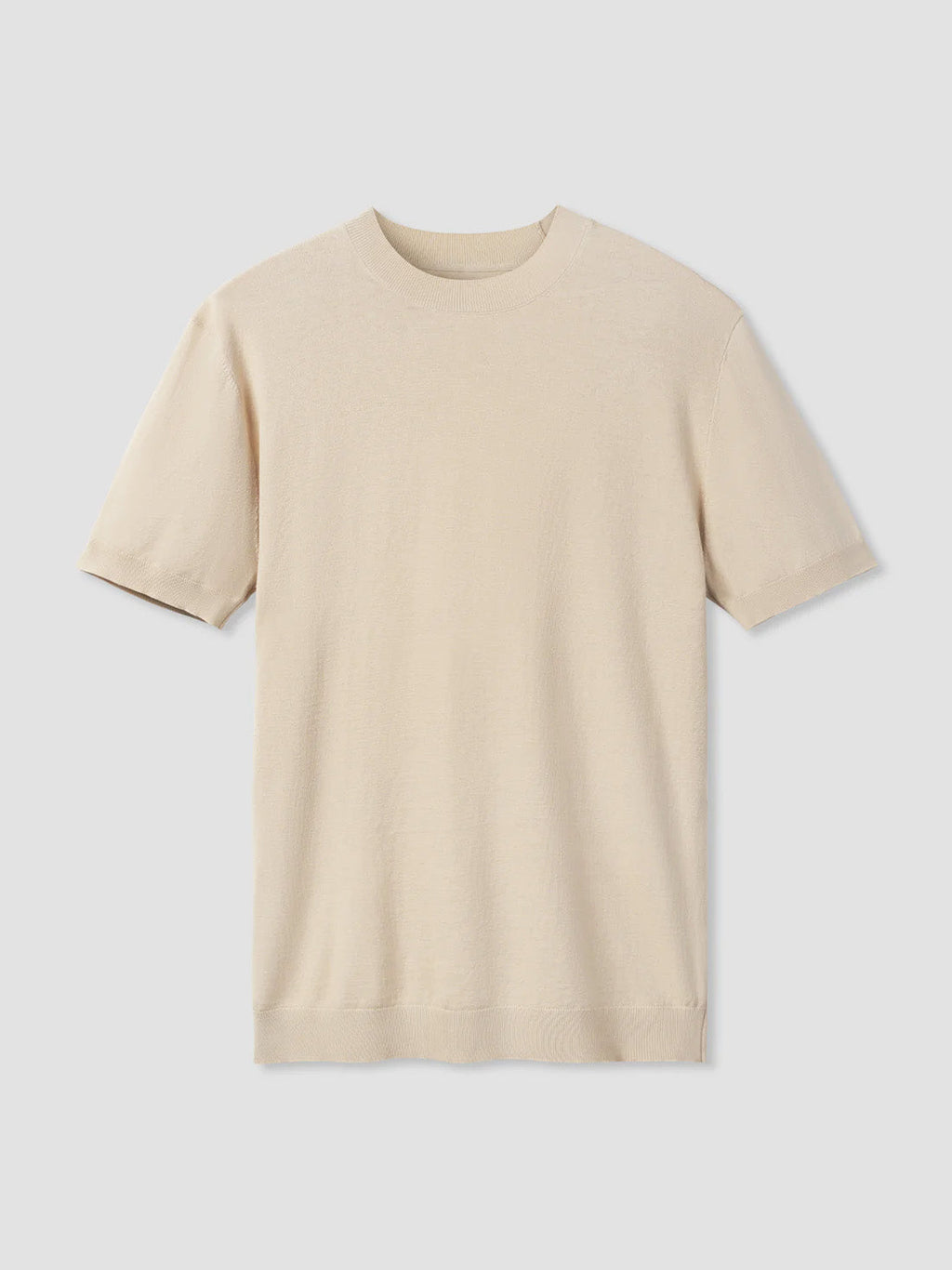GentleKnit Short Sleeve Knitted T-Shirt