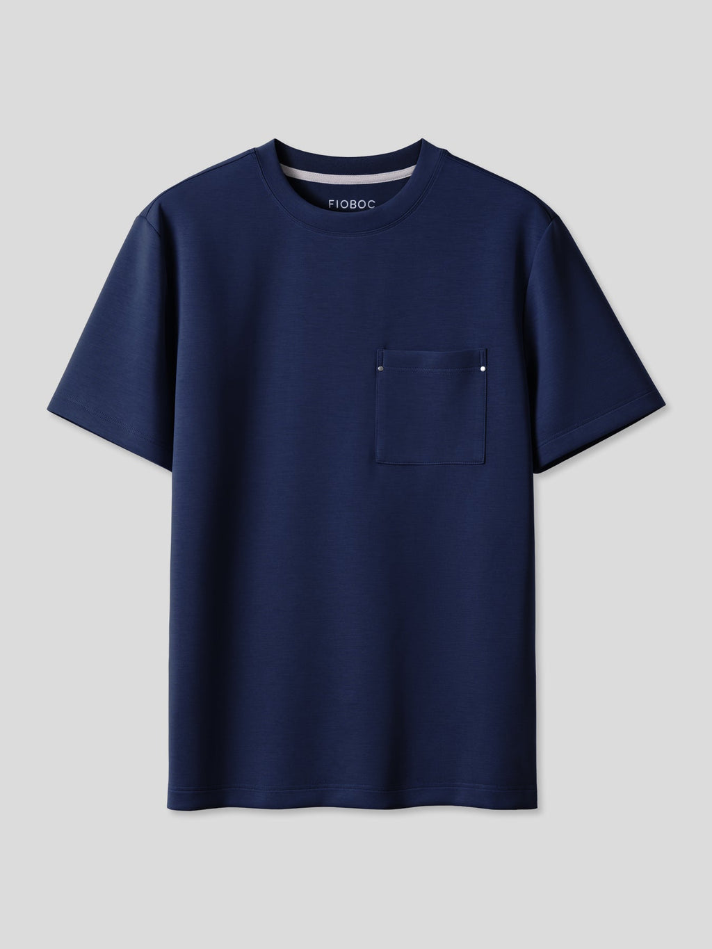 Modal Blend Pocket Tee with Rivet